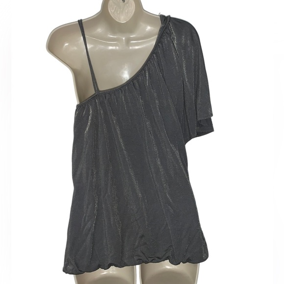 One Shoulder Top with beaded spaghetti strap. - Picture 6 of 9